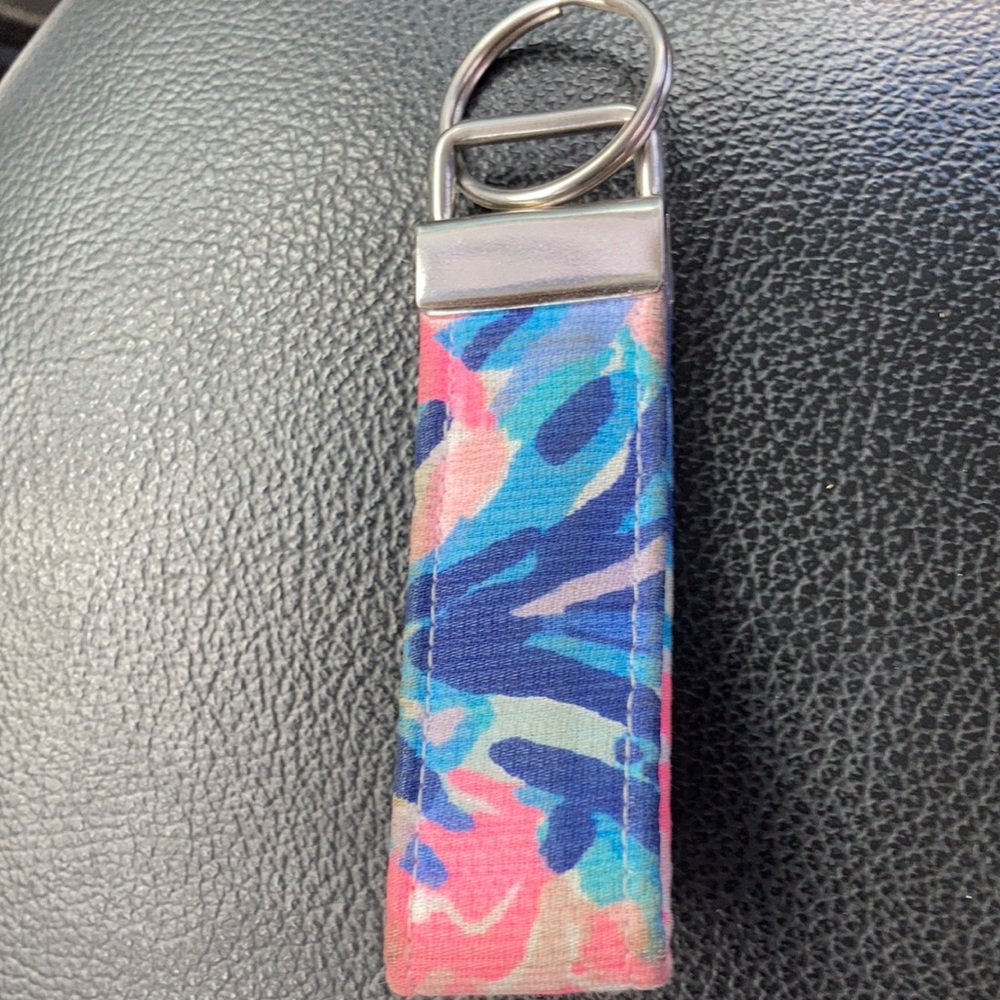Lilly Pulitzer Periwinkle Sea Keychain